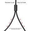 REXLIS 3635 3.5mm Male to Dual RCA Gold-plated Plug Black Cotton Braided Audio Cable for RCA Input Interface Active Speaker, Length: 1m - Image 5