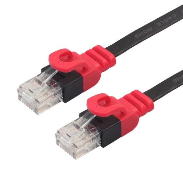 REXLIS CAT6-3 CAT6 Flat Ethernet Unshielded Gigabit RJ45 Network LAN Cable, Length: 1m - Image 3