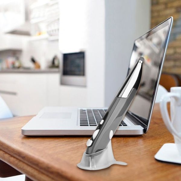 PR-06 4-keys Smart Wireless Optical Mouse with Stylus Pen Function (Grey) - Image 13