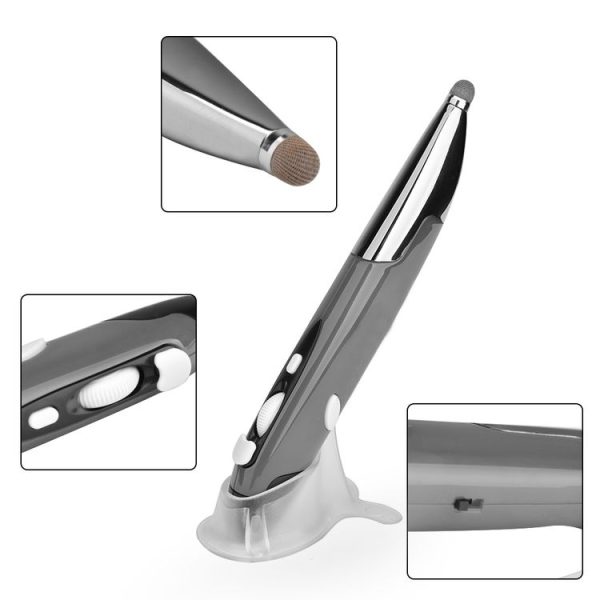 PR-06 4-keys Smart Wireless Optical Mouse with Stylus Pen Function (Grey) - Image 4