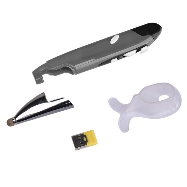 PR-06 4-keys Smart Wireless Optical Mouse with Stylus Pen Function (Grey) - Image 5