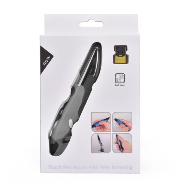 PR-06 4-keys Smart Wireless Optical Mouse with Stylus Pen Function (Grey) - Image 7