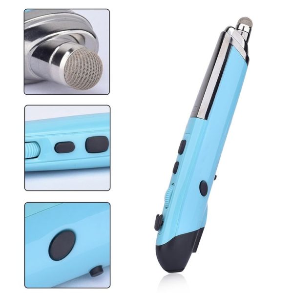 PR-08 6-keys Smart Wireless Optical Mouse with Stylus Pen & Laser Function (Blue) - Image 4