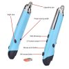 PR-08 6-keys Smart Wireless Optical Mouse with Stylus Pen & Laser Function (Blue) - Image 6