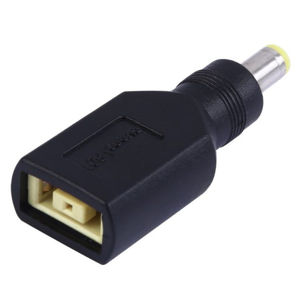 5.5 x 2.5mm Male to for Lenovo Big Square Female Plug Power Adapter (Black) - Image 2