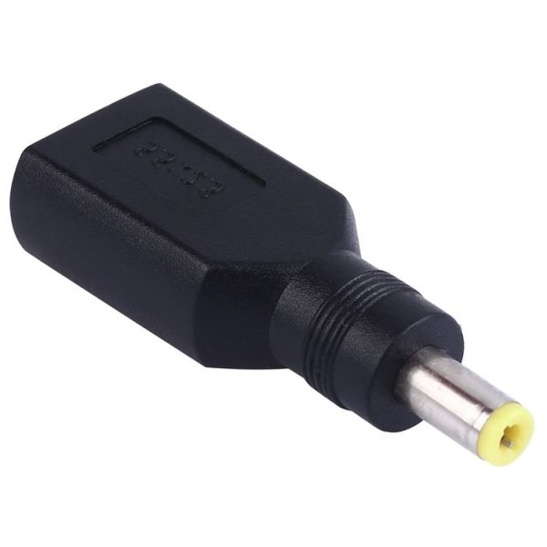 5.5 x 2.5mm Male to for Lenovo Big Square Female Plug Power Adapter (Black) - Image 3