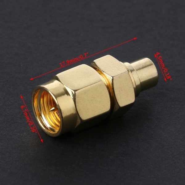 2 PCS SMA Male to MCX Female RF Coaxial Connector - Image 4