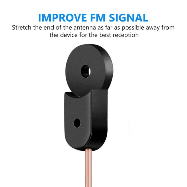 2m FM Dipole Antenna Female Plug Connector Stereo Audio Radio Receiver - Image 4