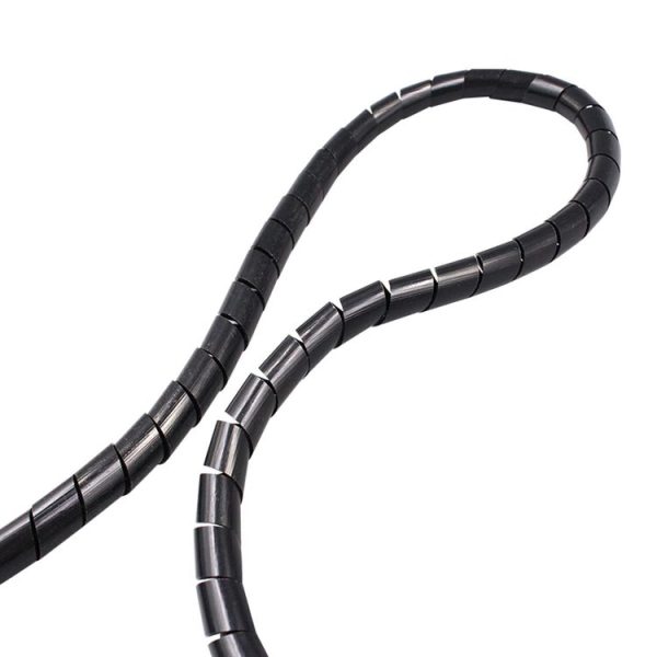 11m PE Spiral Pipes Wire Winding Organizer Tidy Tube, Nominal Diameter: 8mm (Black) - Image 3