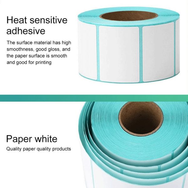80mm x 40mm 800 Sheets Self-adhesive Thermal Barcode Label Paper - Image 3