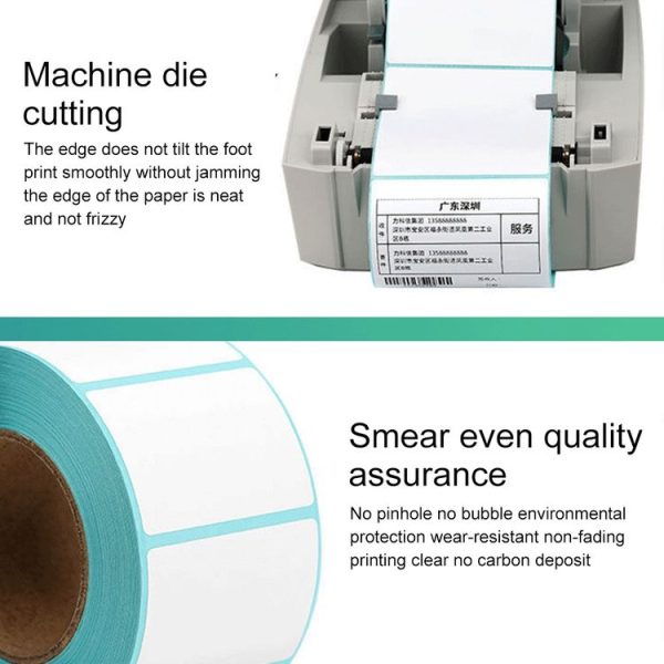 80mm x 40mm 800 Sheets Self-adhesive Thermal Barcode Label Paper - Image 4
