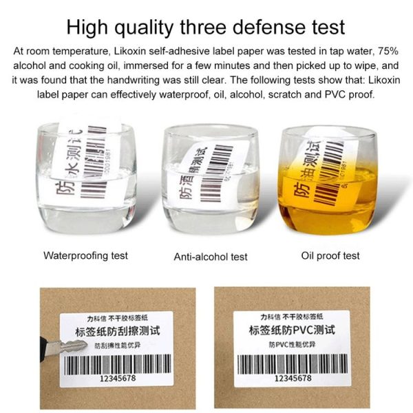 80mm x 40mm 800 Sheets Self-adhesive Thermal Barcode Label Paper - Image 5