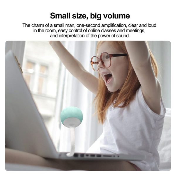 Original Xiaomi Youpin Velev M83 Lollipop Shape PC Computer Laptop Mini Audio Speaker Amplifier Lounspeaker (Blue) - Image 10