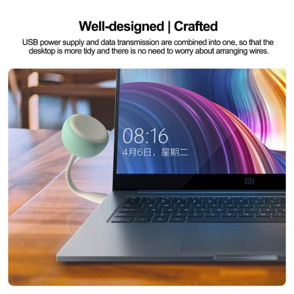 Original Xiaomi Youpin Velev M83 Lollipop Shape PC Computer Laptop Mini Audio Speaker Amplifier Lounspeaker (Blue) - Image 11
