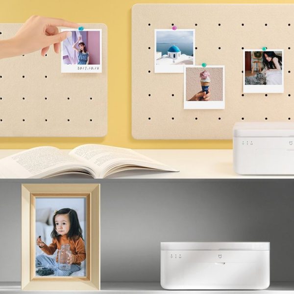 Original Xiaomi Mijia 1S Mini Automatic Pocket Photo Printer 3 inch Adhesive Photo Paper for PC5841 (White) - Image 6