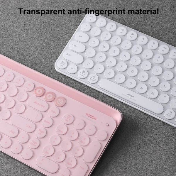 Original Xiaomi Youpin MIIIW 85 Keys 2.4GHz Mini Bluetooth Dual-Mode Wireless Keyboard Protective Film for PC5843 (Transparent) - Image 5