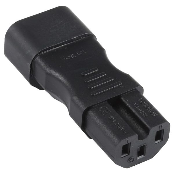C13 to C15 Groove AC Power Plug Adapter Converter Socket - Image 2