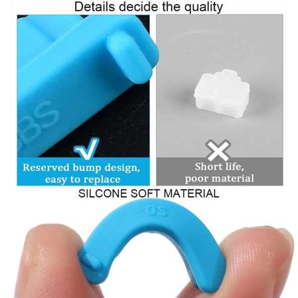 13 in 1 Universal Silicone Anti-Dust Plugs for Laptop (Black) - Image 5
