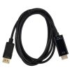 4K x 2K DP to HDMI Converter Cable, Cable Length: 1.8m (Black) - Image 4