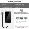 Basix D1 Mini DP to HDMI + DVI + VGA 1080P Multi-function Converter, Cable Length: 15cm (Black) - Image 3