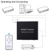 NK-3X1 Full HD SPDIF / Toslink Digital Optical Audio 3 x 1 Switcher Extender with IR Remote Controller - Image 5