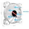 COOLMOON RGB Cooling Fan120mm PWM 6PIN S1 ARGB Fans - Image 2