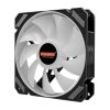 COOLMOON 12 Single Color RGB Light Remote Control Radiator Computer Case Cooler (Black)