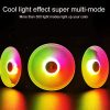 COOLMOON 12 Single Color RGB Light Remote Control Radiator Computer Case Cooler (Black) - Image 7