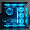 COOLMOON 12 Single Color RGB Light Remote Control Radiator Computer Case Cooler (Black) - Image 8