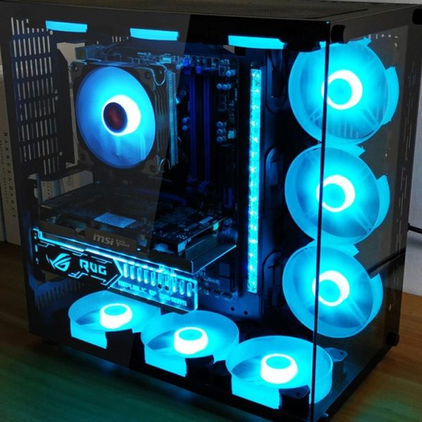 COOLMOON CM-JD1 Jade Ring RGB Case Cooler (Black) - Image 7