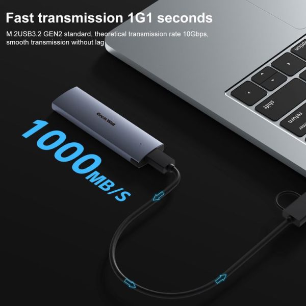 Great Wall HE301 M.2 NVME Hard Drive Docking Station Enclosure Adapter - Image 6