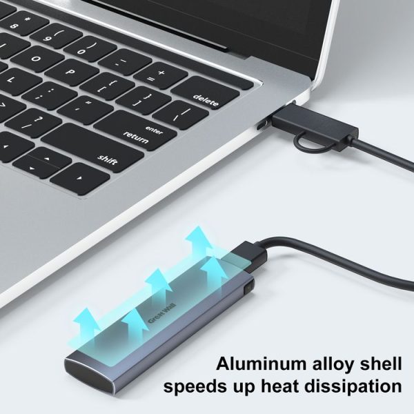 Great Wall HE301 M.2 NVME Hard Drive Docking Station Enclosure Adapter - Image 9