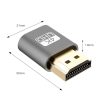 VGA Virtual Display Adapter HDMI 1.4 DDC EDID Dummy Plug Headless Display Emulator (Silver) - Image 3