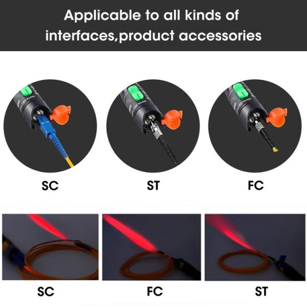 HT-30 30mW Visual Fault Locator Detector Tester Optical Laser Red Light Test Pen - Image 7