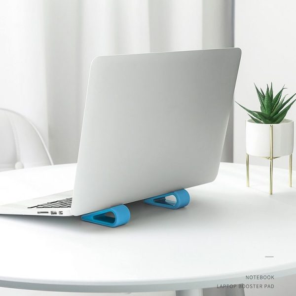 2 PCS Simple Notebook Computer Bracket Adjustable Height Increase Heat Dissipation Base Pad Holder (Green) - Image 8
