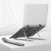 Portable Adjustable Laptop Stand Desktop Lifting Height Increase Rack Folding Heat Dissipation Holder, Style: Ordinary (Silver)