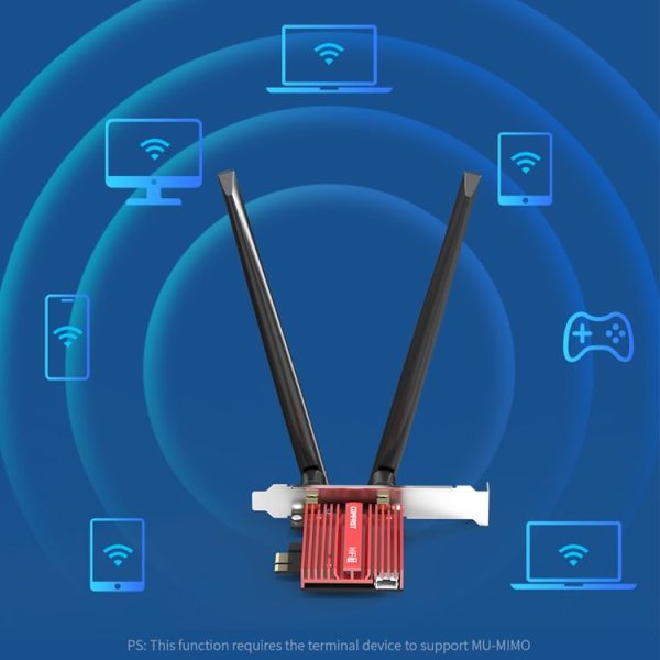 COMFAST CF-BE200 Pro 8774Mbps WiFi7 PCIE Wireless Network Adapter WiFi Receiver - Image 13