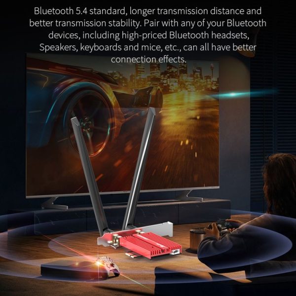 COMFAST CF-BE200 Pro 8774Mbps WiFi7 PCIE Wireless Network Adapter WiFi Receiver - Image 14