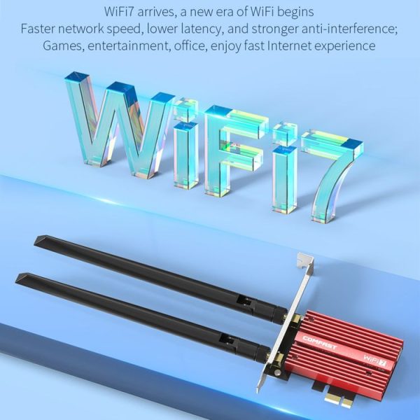 COMFAST CF-BE200 Pro 8774Mbps WiFi7 PCIE Wireless Network Adapter WiFi Receiver - Image 5