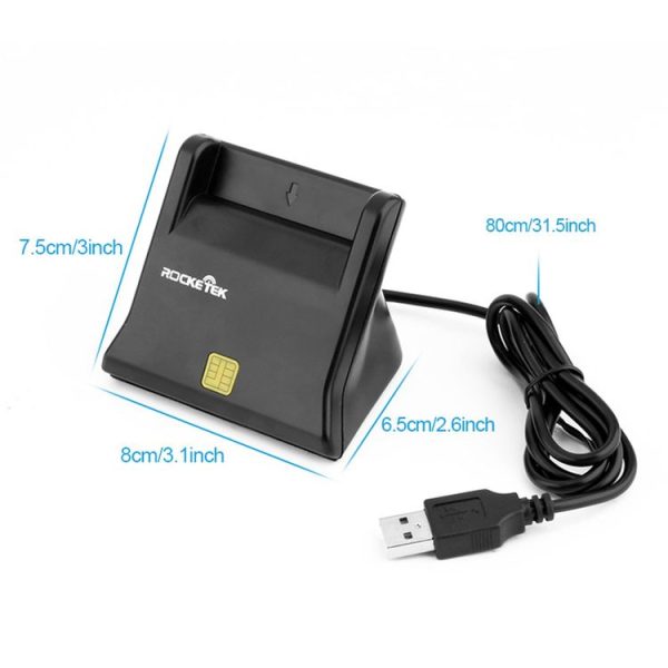 ROCKETEK SCR2 CAC ID SIM Chip Smart Card Reader - Image 5