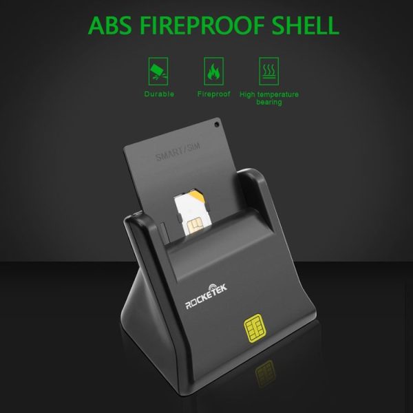 ROCKETEK SCR2 CAC ID SIM Chip Smart Card Reader - Image 7