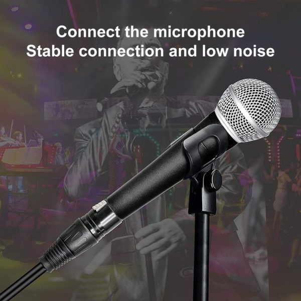 30cm Metal Head 3 Pin XLR CANNON Female to 2 RCA Male Audio Connector Adapter Cable for Microphone / Audio Equipment - Image 4
