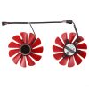 FDC10U12S9-C 0.45amp 4 Pin Graphics Video Card Cooling Fans for XFX RX 560D RX 570 RX 580 RX Vega, Diameter: 85mm, Pairs - Image 2