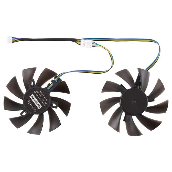GFY09010E12SPA 4 Pin Graphics Card Cooling Fan for Zotac GTX 1070 Mini GTX 1060 6GB GTX1060, Diameter: 85mm, Pairs - Image 2