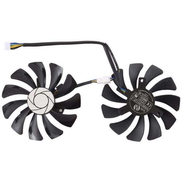 HA9010H12F-Z 4 Pin Graphics Card Cooling Fan for MSI GeForce GTX 1050 Hurricane GTX 1060 Hurricane 6G GDDR, Diameter: 85mm, Pairs - Image 2