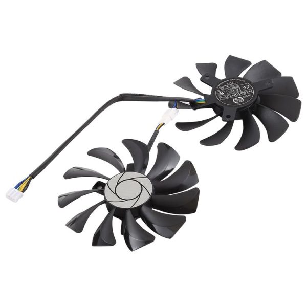 HA9010H12F-Z 4 Pin Graphics Card Cooling Fan for MSI GeForce GTX 1050 Hurricane GTX 1060 Hurricane 6G GDDR, Diameter: 85mm, Pairs - Image 3