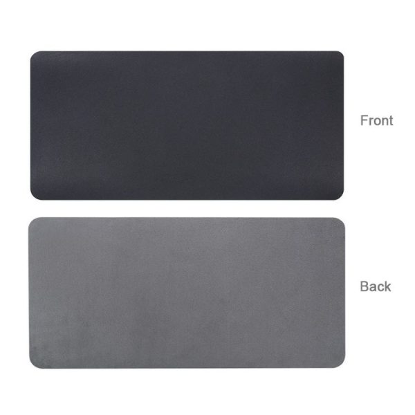 BUBM Multifunction Super Large Non-slip PU Leather Single-sided Mouse Pad Office Desk Mat, Size: 60 x 30cm (Black) - Image 2