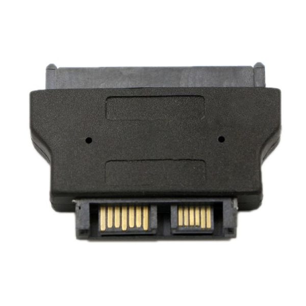 SATA 22 Pin Female to SLIMLINE SATA 13 Pin Male Adapter - Image 2