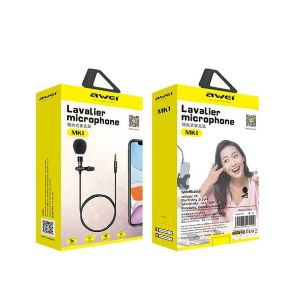 Awei MK1 Lavalier Microphone - Image 3