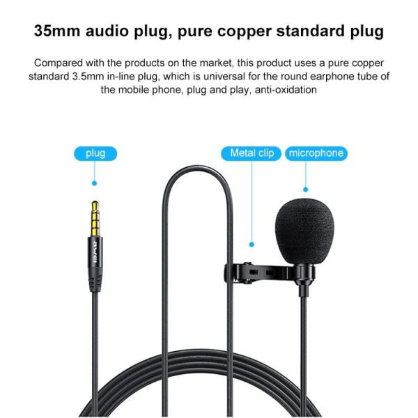 Awei MK1 Lavalier Microphone - Image 5